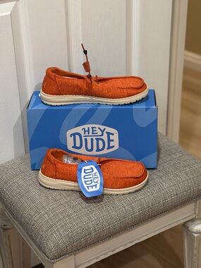 Hey Dude Orange Casual Slip-On Loafers